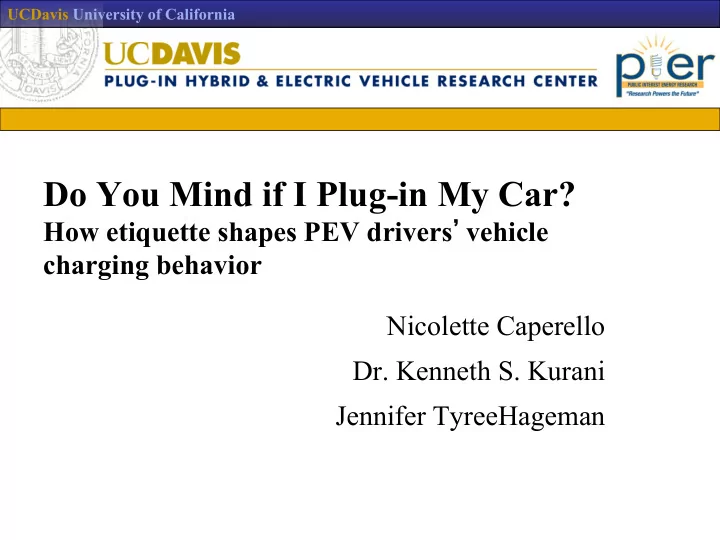 do you mind if i plug in my car