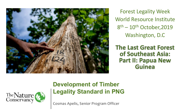 forest legality week world resource institute 8 th 10 th