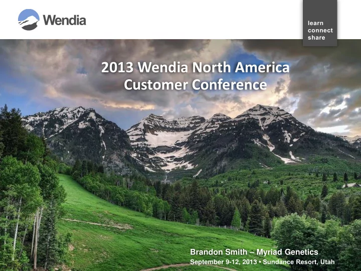 customer conference