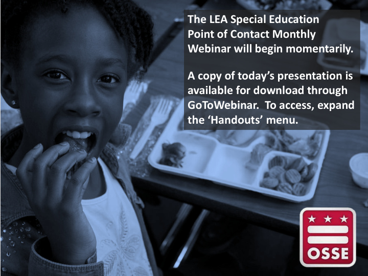 the lea special education point of contact monthly