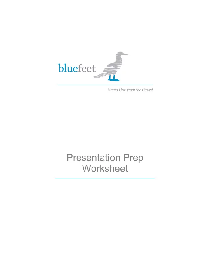 presentation prep worksheet presentation environment ro