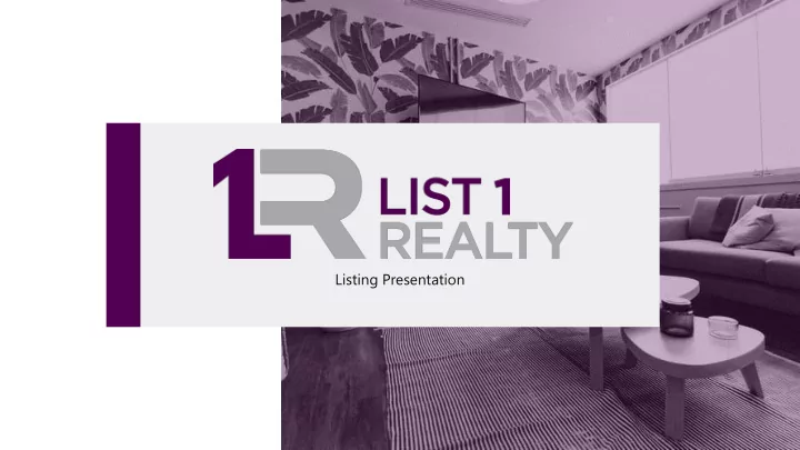 listing presentation company founders