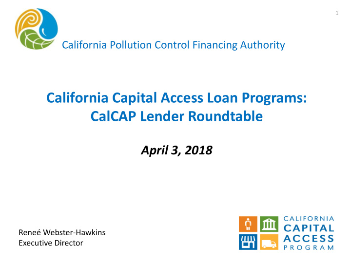 california capital access loan programs calcap lender