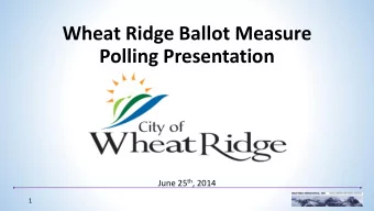 Polling Presentation June 25 th , 2014  1  1  Keating Research  Chris Keating, Ph.D., is the