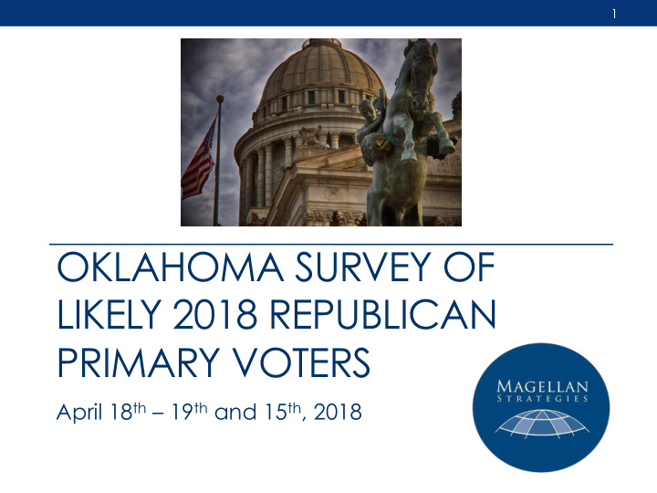 oklahoma survey of likely 2018 republican primary voters