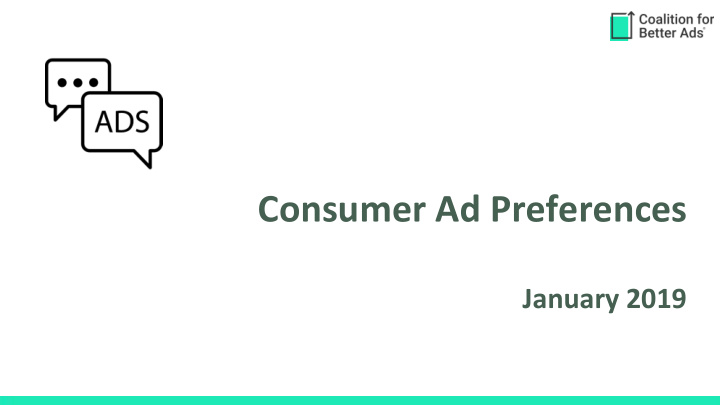 consumer ad preferences