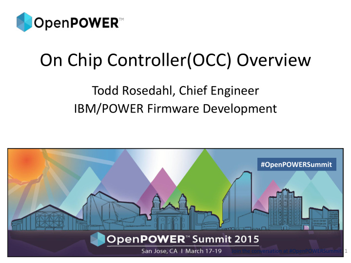 on chip controller occ overview