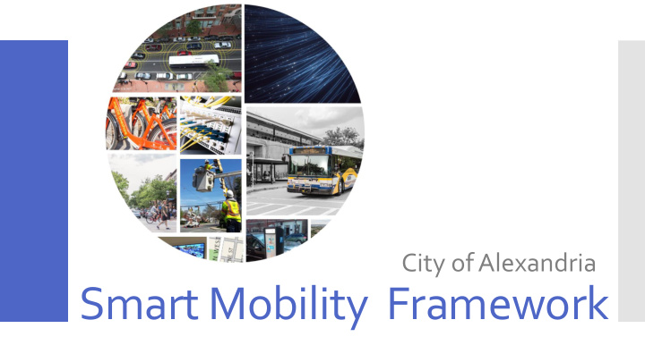 smart mobility framework what is