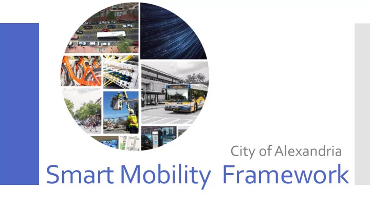smart mobility framework what is