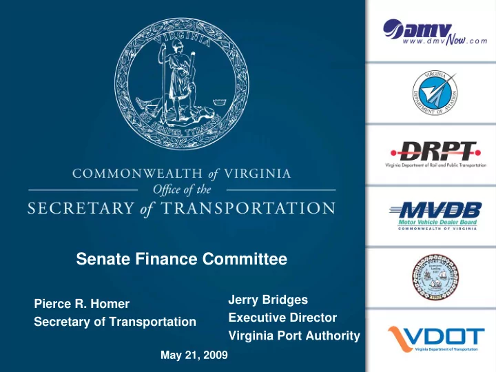 senate finance committee