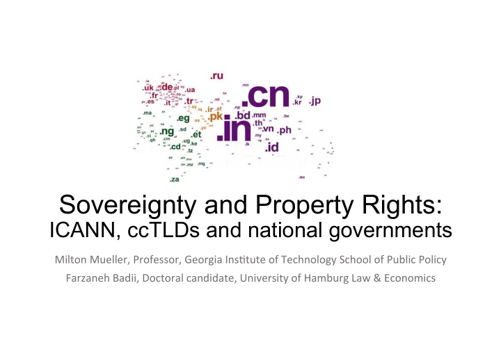 icann cctlds and national governments