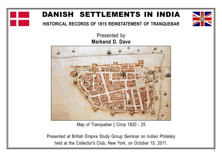 danish settlements in india