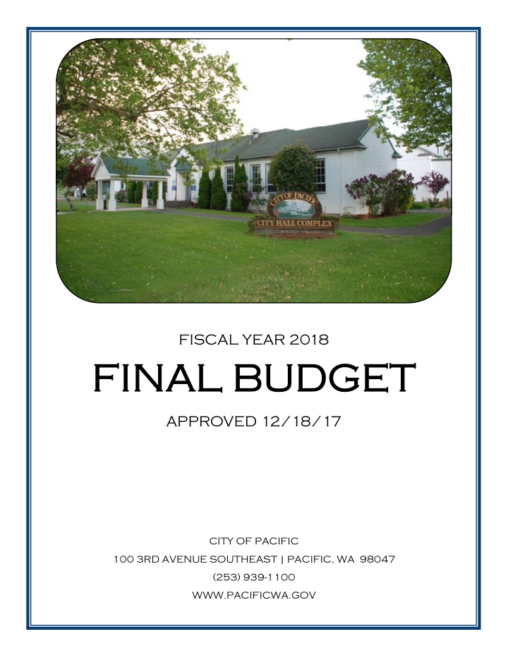 fin final budget al budget
