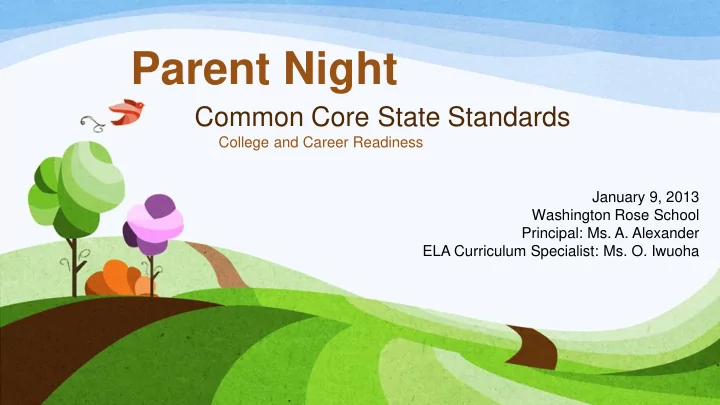 parent night