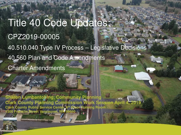 title 40 code updates