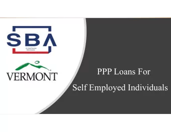 PPP Loans For  Self Employed Individuals  PPP LOANS FOR SELF EMPLOYED INDIVIDUALS Self employed
