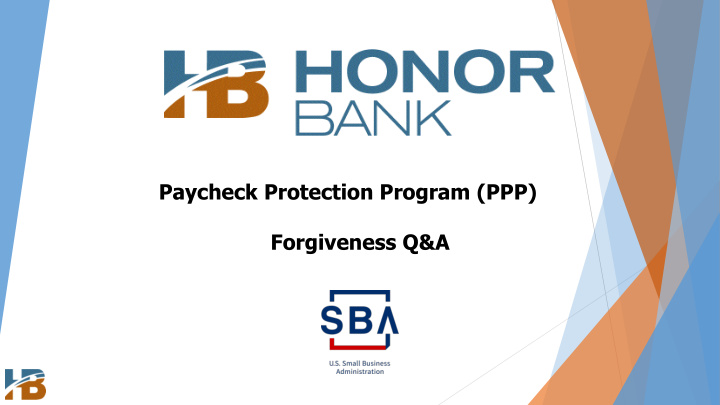 paycheck protection program ppp