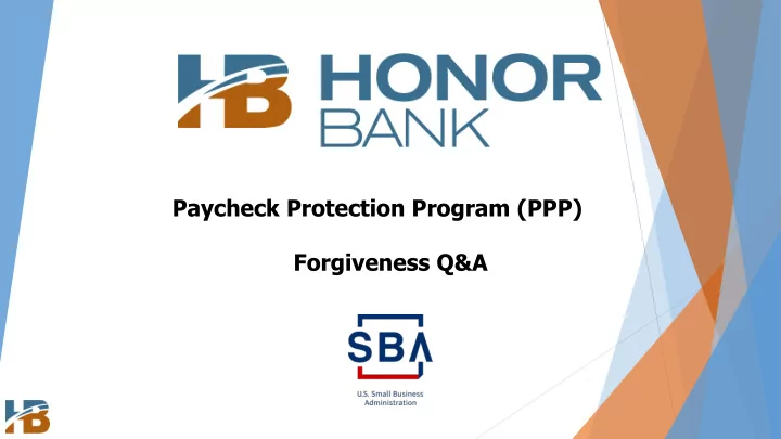 paycheck protection program ppp