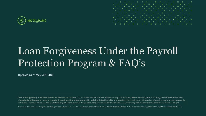 protection program faq s