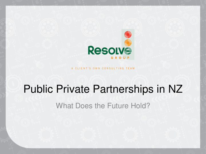 public private partnerships in nz