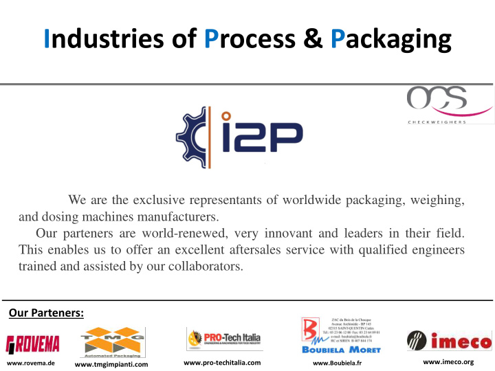 industries of process packaging