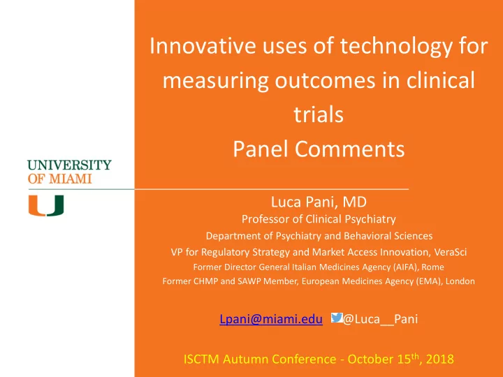 innovative uses of technology for measuring outcomes in