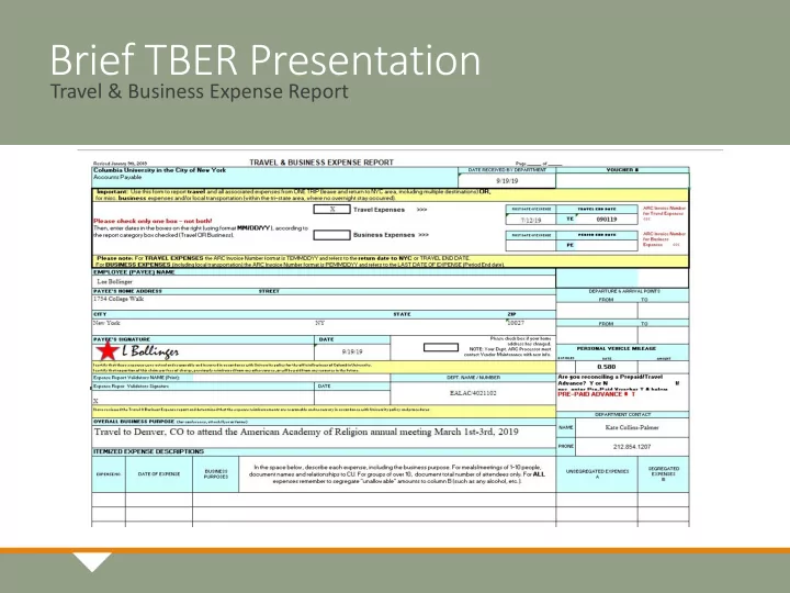 brief tber presentation