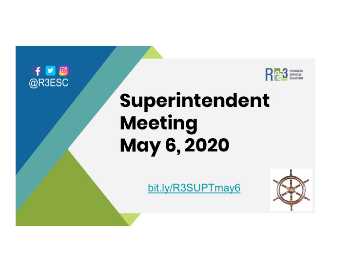 superintendent meeting may 6 2020