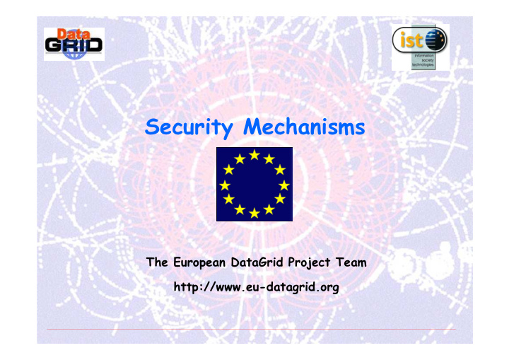 security mechanisms