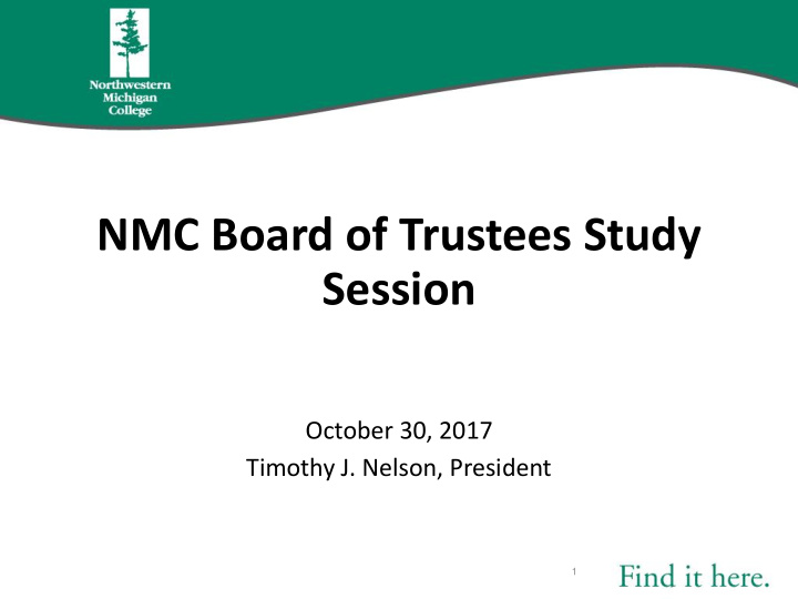 nmc board of trustees study