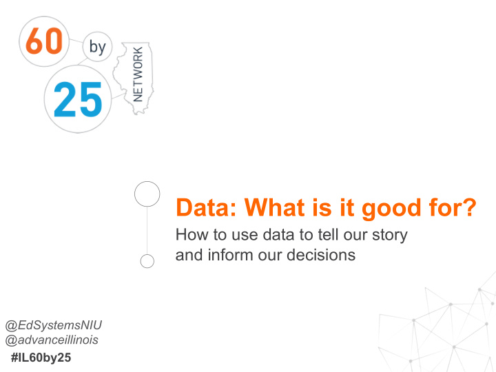 data what is it good for