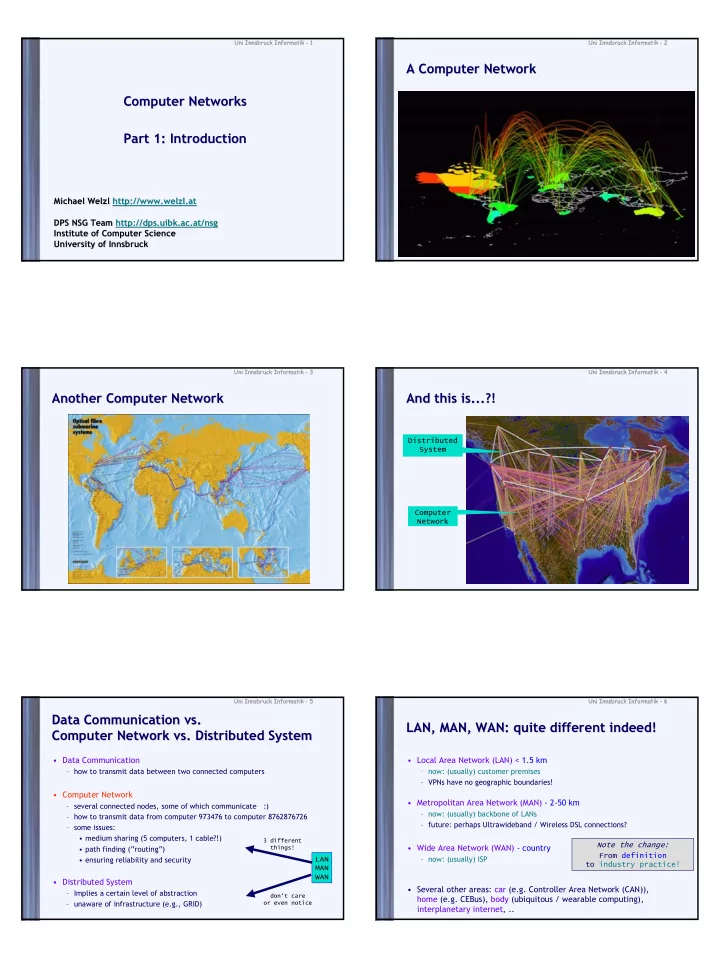 a computer network a computer network computer networks