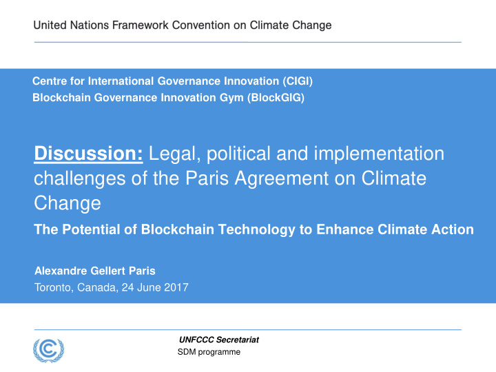 challenges of the paris agreement on climate