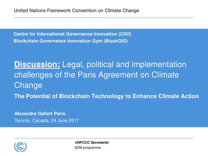 challenges of the paris agreement on climate