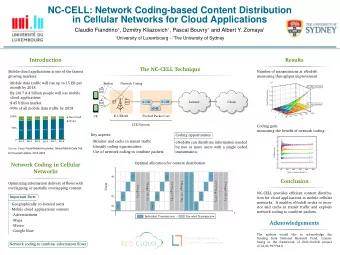NC-CELL: Network Coding-based Content Distribution  in Cellular Networks for Cloud Applications
