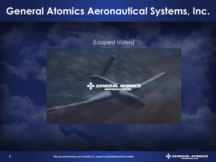general atomics aeronautical systems inc