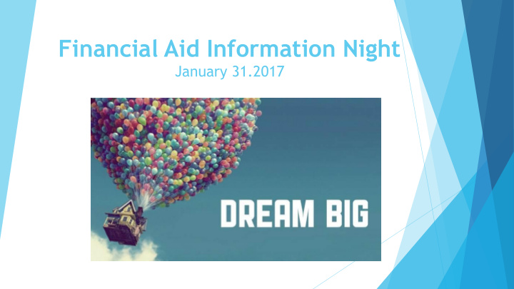 financial aid information night