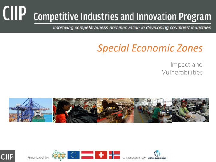 special economic zones