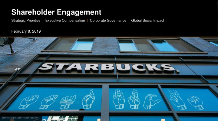 shareholder engagement