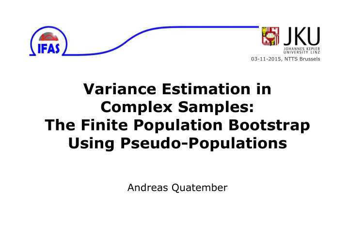 variance estimation in complex samples the finite