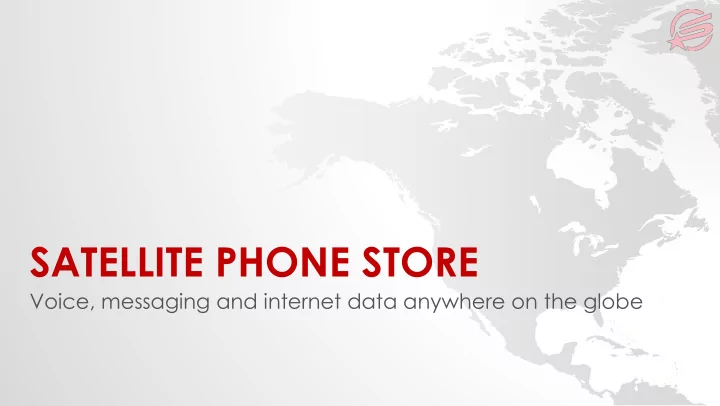 satellite phone store