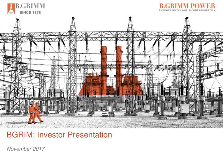 bgrim investor presentation