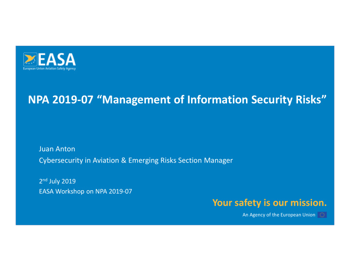 npa 2019 07 management of information security risks