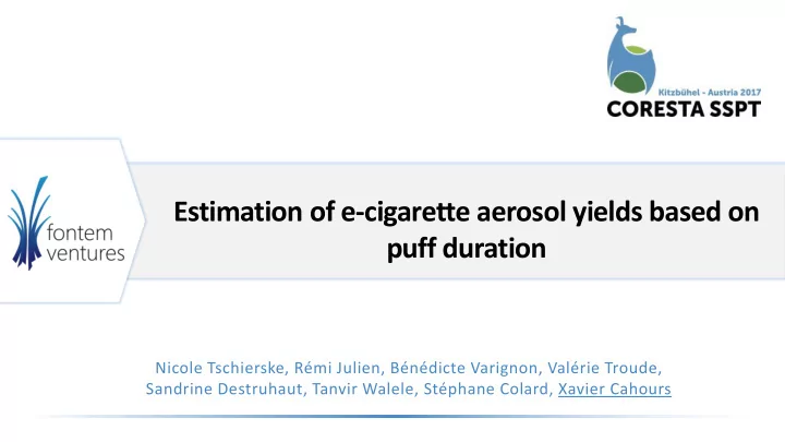 puff duration