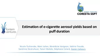 puff duration  Nicole Tschierske, Rmi Julien, Bndicte Varignon, Valrie Troude,  Sandrine
