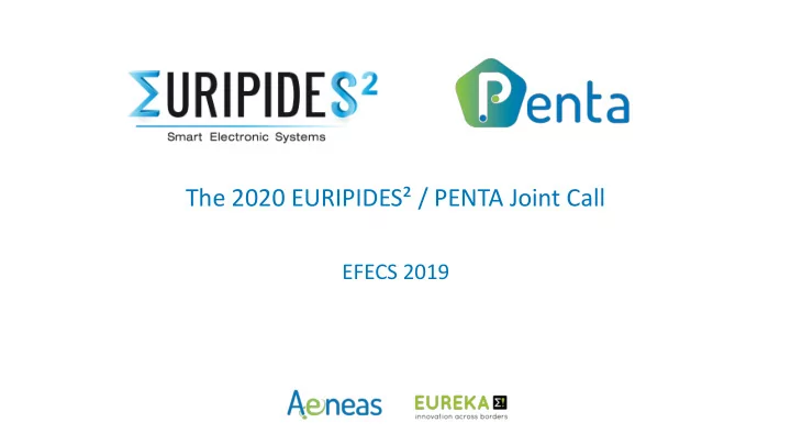 the 2020 euripides penta joint call