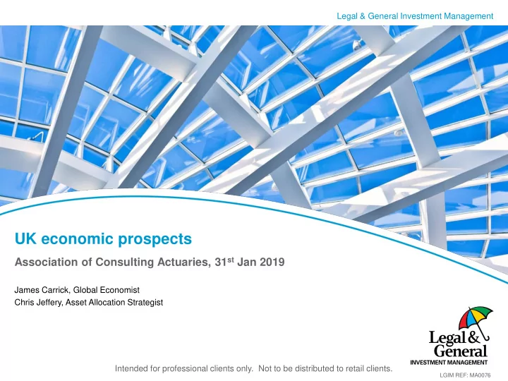 uk economic prospects