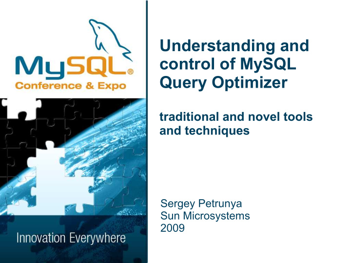 understanding and control of mysql query optimizer