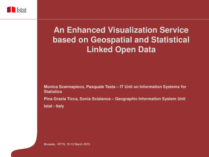 an enhanced visualization service based on geospatial and