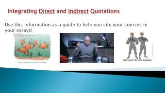 your essays!  MLA citation format is a method for formatting your paper and documenting the